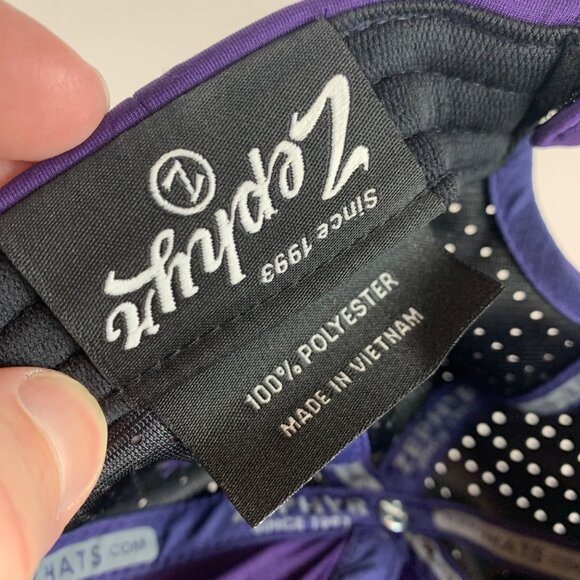 Grand Canyon University Antelopes NCAA Purple Zephyr Relaxed Fit Strapback Hat - Picture 5 of 5